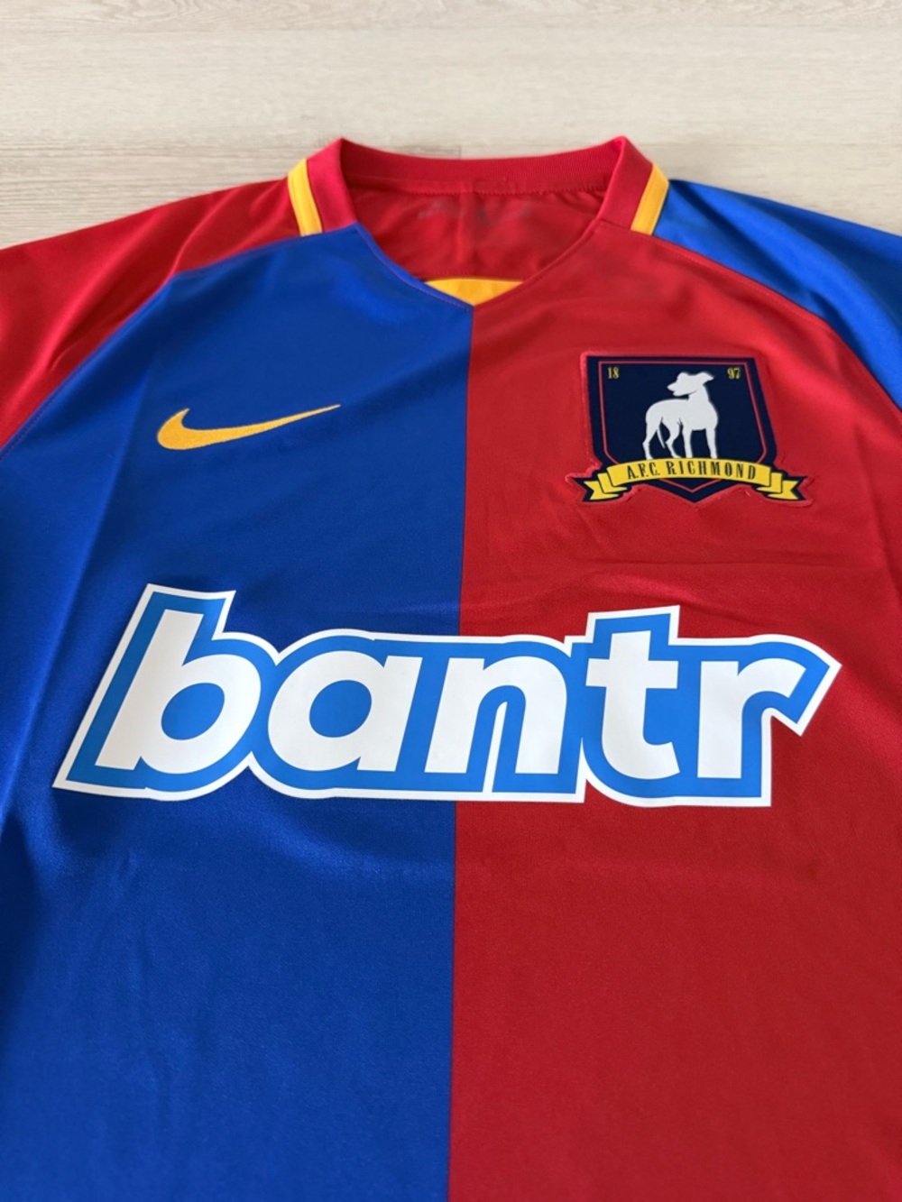AFC Richmond Ted Lasso Nike Home Soccer Jersey Men's Size Small FD2361-449 NEW - Picture 3 of 6